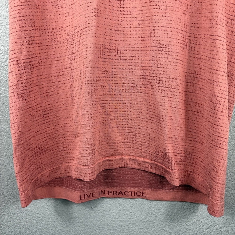 Lululemon Metal Vent Tech Short Sleeve 2.0 Men’s Grid Mulled Wine Activewear Top - Picture 4 of 8